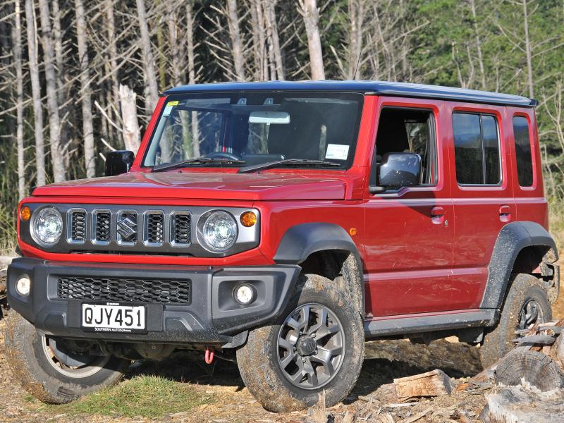 Jimny among the tall timber