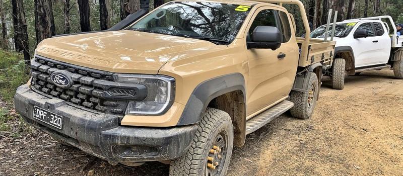 Super Duty on the descent of Mount Terrible. Image by Mark Baker.