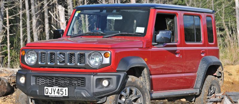 Jimny among the tall timber