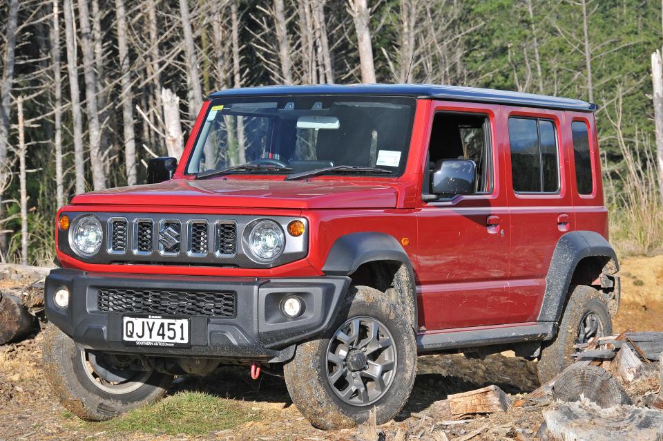 Jimny among the tall timber